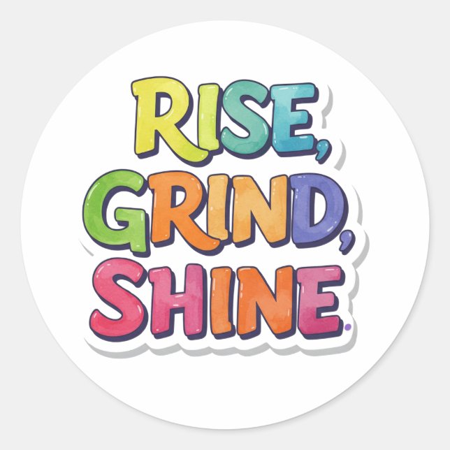 Dark T - Shirt Runder Aufkleber (Vorderseite)