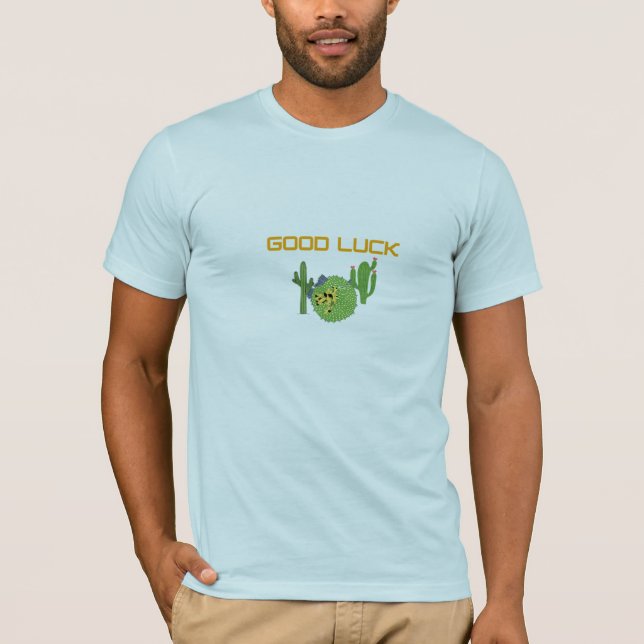 Dark T - Shirt Viel Glück Cactus (Vorderseite)