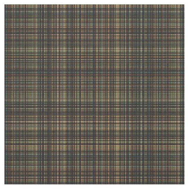 Dark Tartan (Kariert) Custom Fabric Stoff (Nahaufnahme)