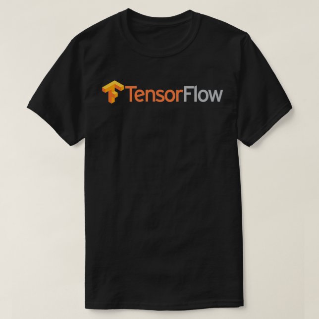 Dark Tensorflow Software Developer T T-Shirt (Design vorne)