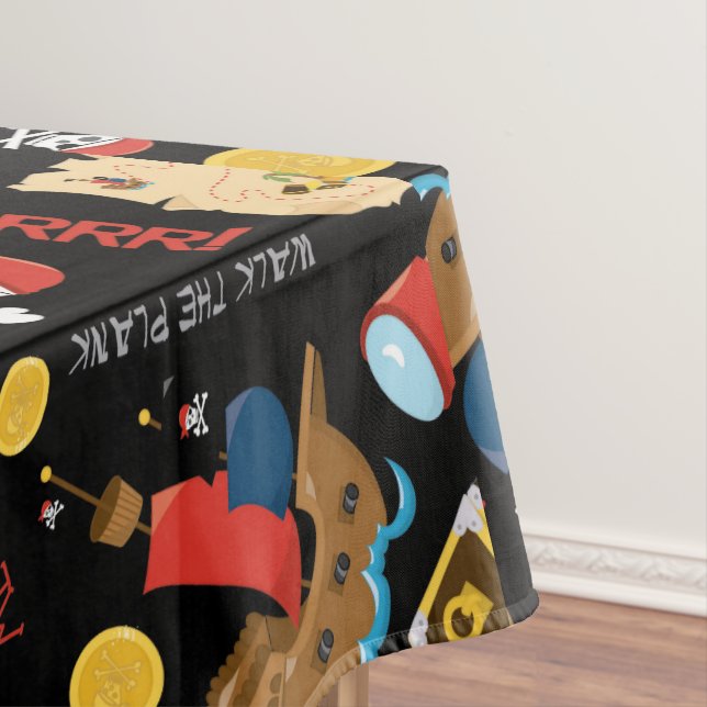 Dark Treasure Island Party Pirate Tischdecke (Beispiel)