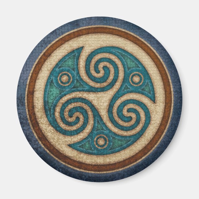 Dark Triskele Magnet (Vorne)