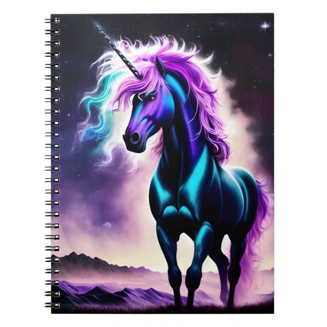 Dark Unicorn Notizblock (Vorderseite)