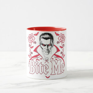 Dark Vampire "Bite Me" Halloween Spaß Tasse
