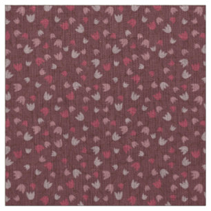 Dark various pink tulip pattern - collection stoff