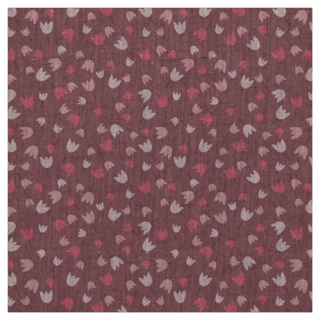 Dark various pink tulip pattern - collection stoff (Muster)