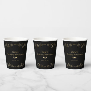 Dark Viktorianisch Gothic Halloween Kinderdusche Pappbecher