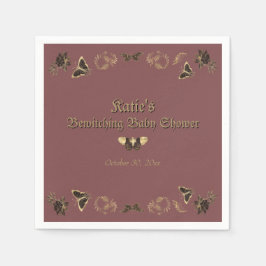 Dark Viktorianisch Gothic Halloween Kinderdusche Serviette