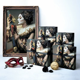 Dark Vintage Gothic  Geschenkpapier Set