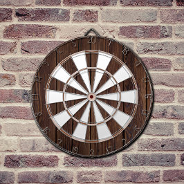 Dark Walnut Midjahrs Moderne Dartscheibe