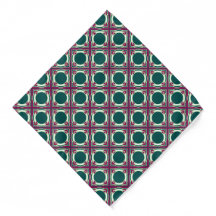 Dark Watermelon Colors Geometric Pattern