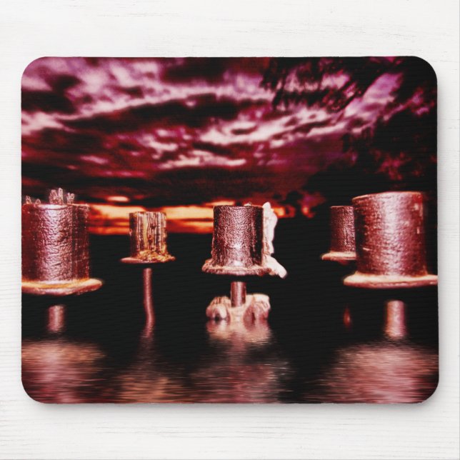Dark Weather Candle Mousepad (Vorne)