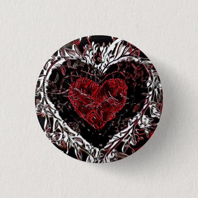 Dark Wild Heart Button (Vorderseite)