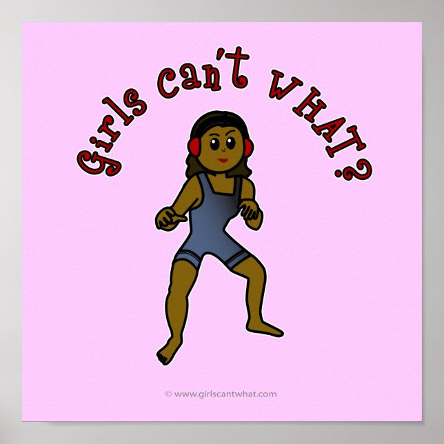 Dark Womens Wrestling Poster (Vorne)