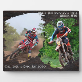 Dark Wood Brushhub Fotovorlagen Fotoplatte