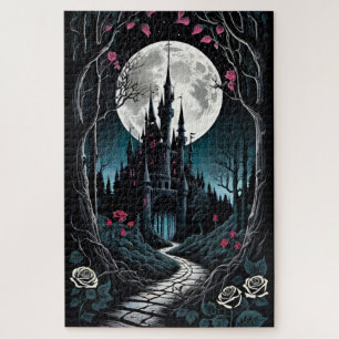 Dark Woods Castle Fantasy Puzzle