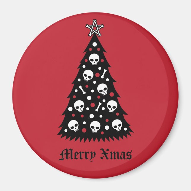 Dark Xmas Tree Magnet (Vorne)