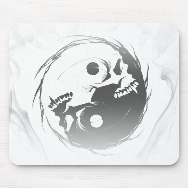 Dark Yang religiöses Symbol Mousepad (Vorne)