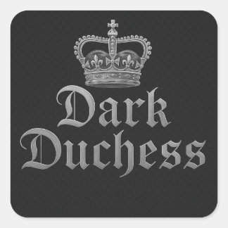 DarkDuchess Quadratischer Aufkleber