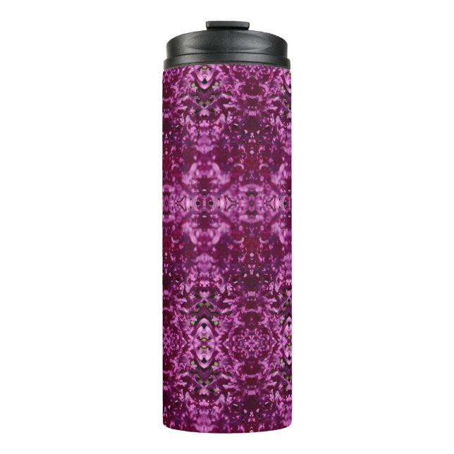 Darker Cabbage Ikat Pouf Thermosbecher (Vorderseite)