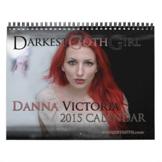DarkestGoth Mädchen Danna Victoria 2015 Kalender