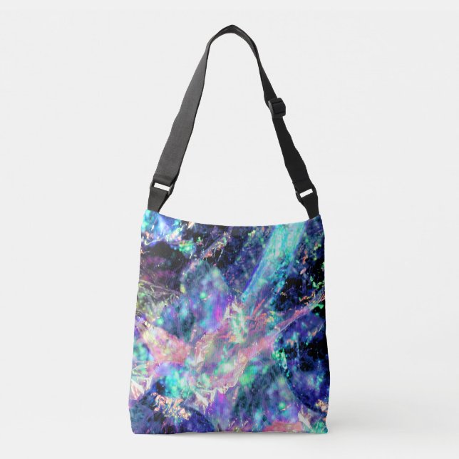 darkness and light, dark opal tragetaschen mit langen trägern (Vorderseite)