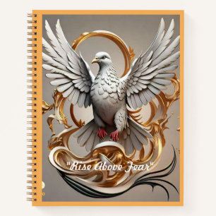 "Darkness Met Courage" Notizbuch