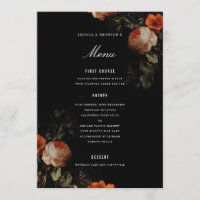 DarkRomantic Floral Dutch Master Painterly Wedding