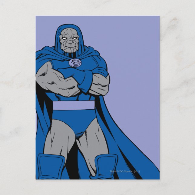 Darkseid Arms Crossed Postkarte (Vorderseite)