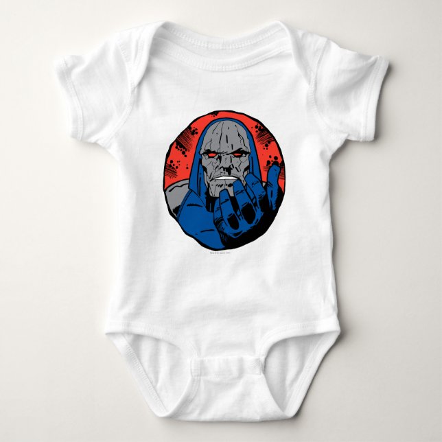 Darkseid Head Shot 2 Baby Strampler (Vorderseite)