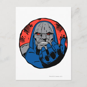 Darkseid Head Shot 2 Postkarte