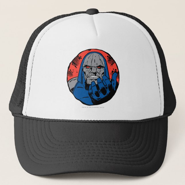 Darkseid Head Shot 2 Truckerkappe (Vorderseite)