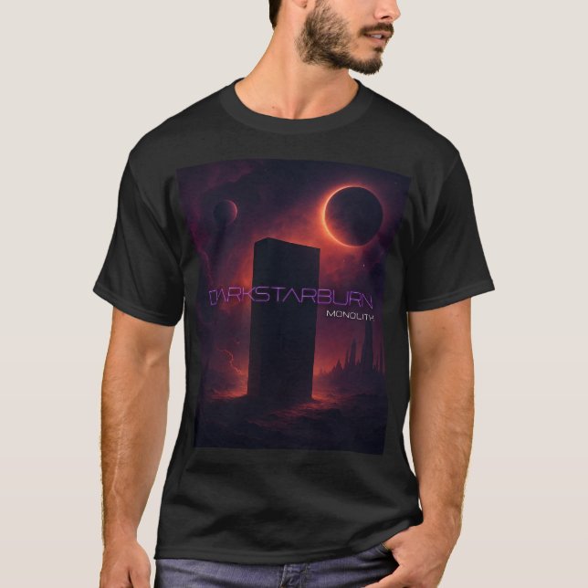 DarkStarBurn 2025 Album "Monolith" Cover T-Shirt (Vorderseite)