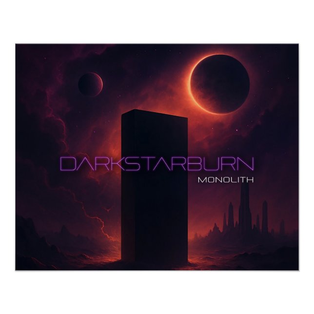 DarkStarBurn Monolith Poster (Vorderseite)