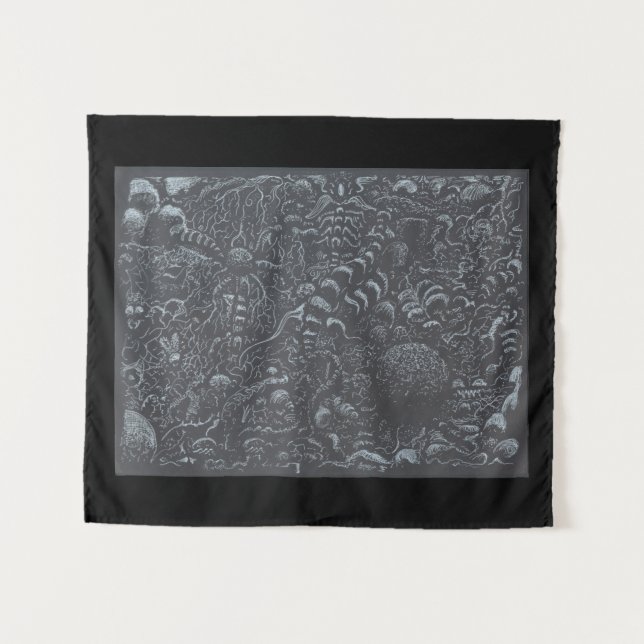 Darkworld von Brian Benson. Wandteppich (Vorderseite (Horizontal))