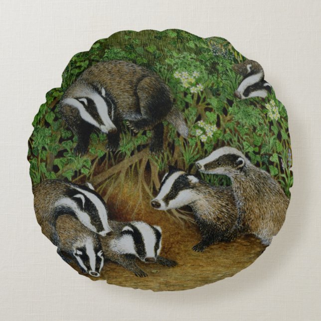 Darlegung Rundes Kissen (Vorderseite)