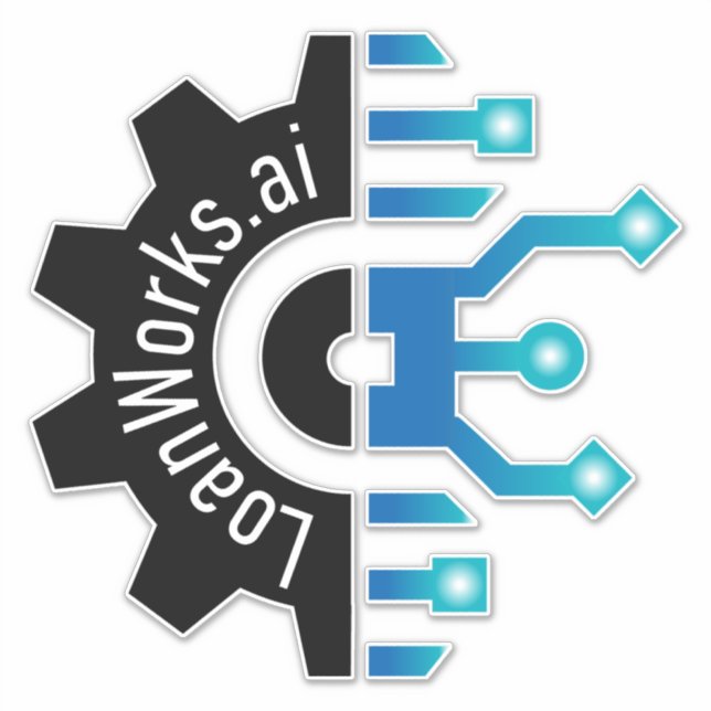 DarlehenWorks Gear+ - Vinyl Sticker 2.1 (Vorderseite)