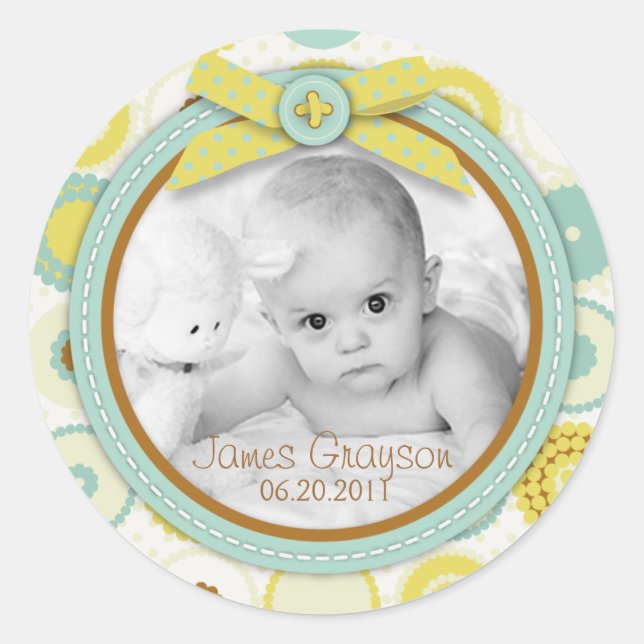 Darling Baby Toes Foto Sticker (Vorderseite)