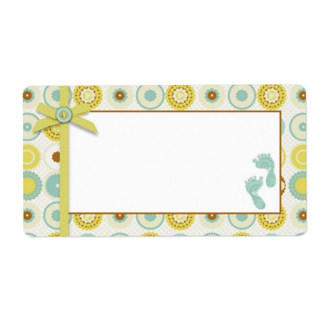 Darling Baby Toes Name Tag (Vorne)