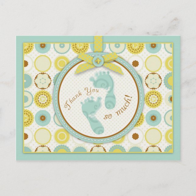 Darling Baby Toes TY Postcard B Postkarte (Vorderseite)