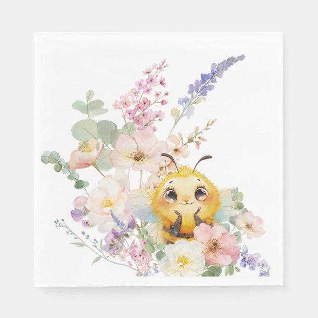 Darling Bee Paper Napkin Serviette (Vorderseite)