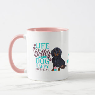 Darling Brown Dackel Hund Lieben MAMA Geburtstag Tasse