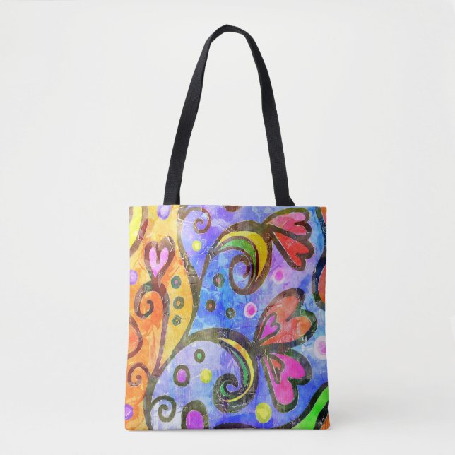 Darling Floral Tote Bag (Vorderseite)