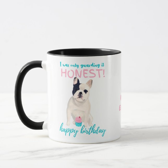 Darling French Bulldog Funny MAMA oder Vater Gebur Tasse (Links)