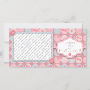 Darling Girl Birthday Foto Card