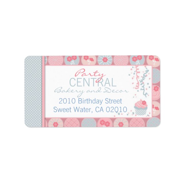 Darling Girl Business Address Label Adressaufkleber (Vorne)