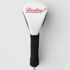 Darling, ich schaue nicht beschäftigt, lustiges, m golf headcover