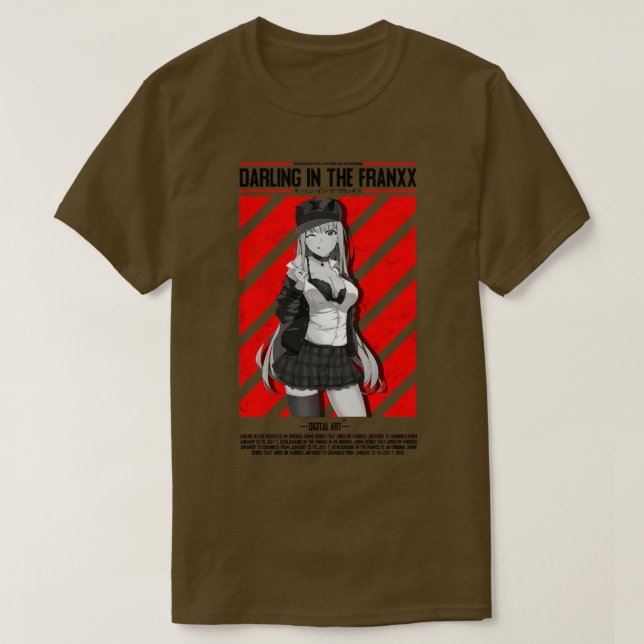 Darling im FranXX 002 T-Shirt (Design vorne)