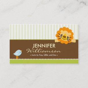 Darling Limon Lion & Birdie MOMY Calling Card Telefonnummerkarte