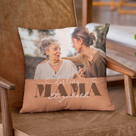Darling Mama Foto Geschenk für Mama Kissen